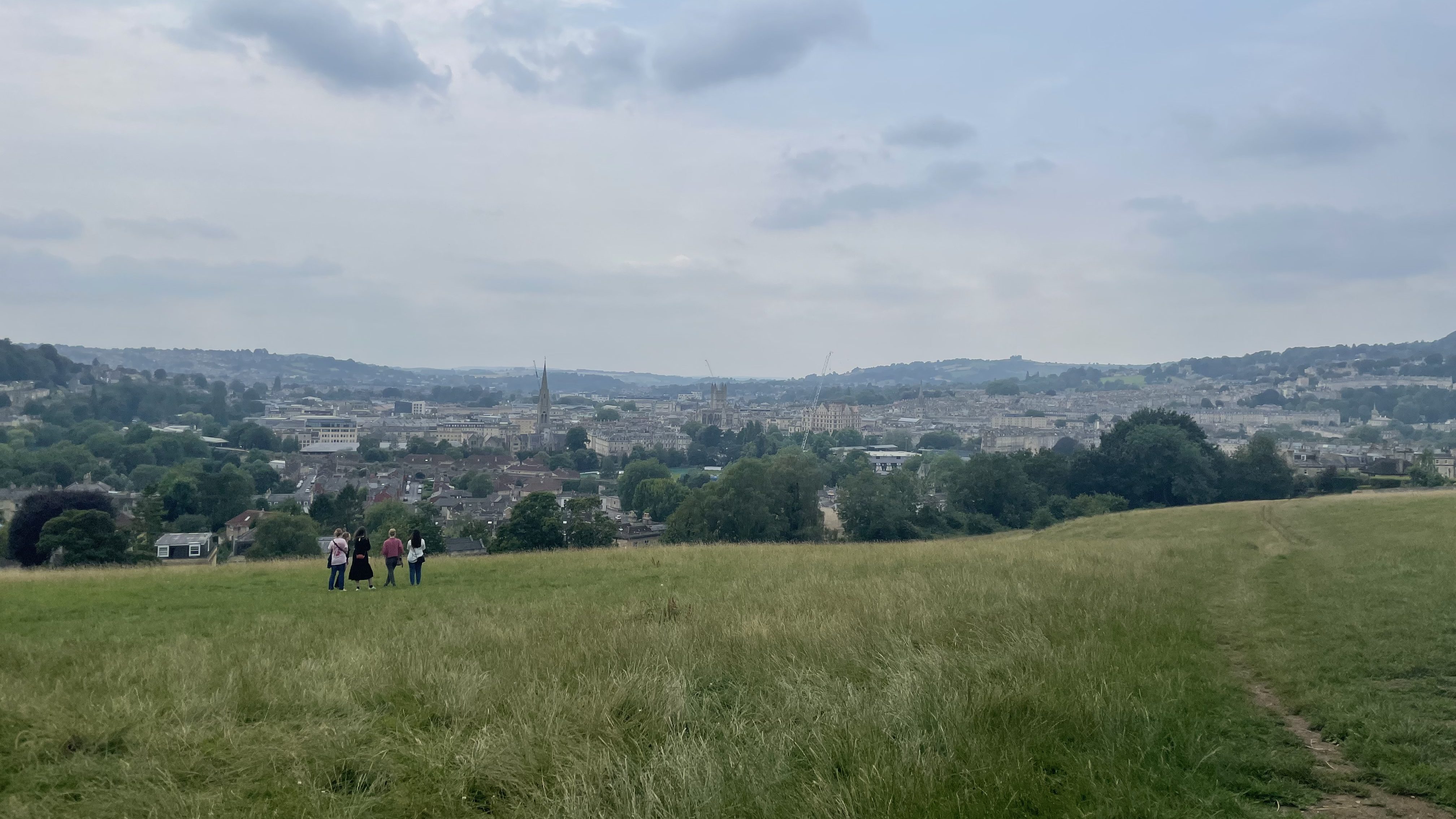 View over Bath from Bathwick Hill